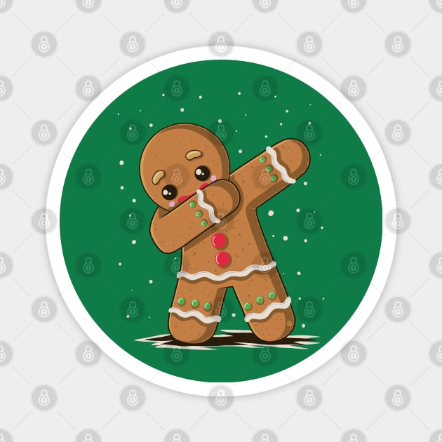 DABBING GINGERBREAD Magnet by FernandoSala